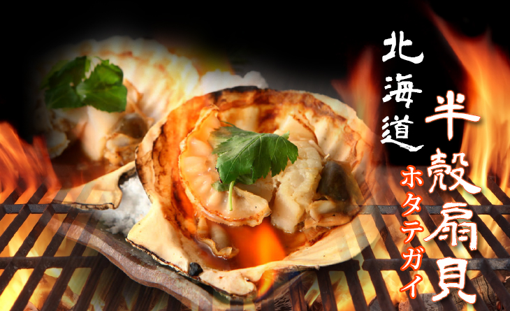 【台北濱江】來自北海道的鮮甜~煎煮蒸烤都美味！絕妙宴客好菜~北海道半殼扇貝11-12cm尺寸